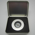 Silver Compass in Tin Box